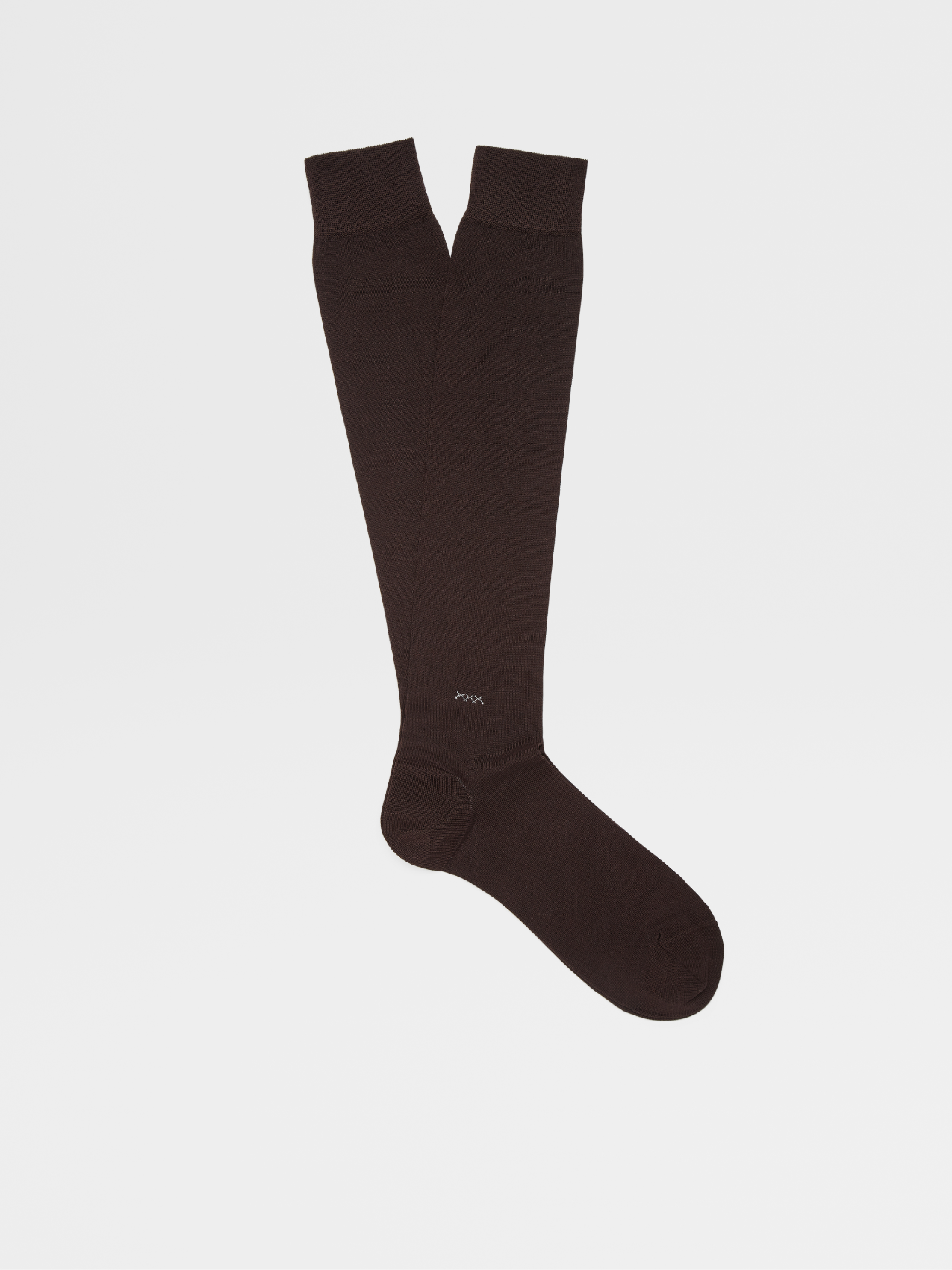 Dark Brown Everyday Triple X Mid Calf Socks
